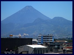 Centro Cultural - View towards the Pacaya volcano